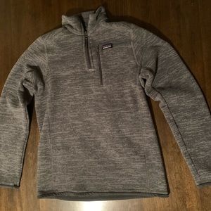 Youth Patagonia 1/4 zip sweater
